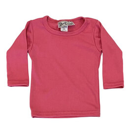 Dori Fuchsia LS Ribbed Top