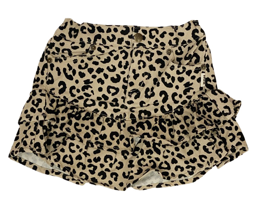 HUX Leopard Frill Skirt