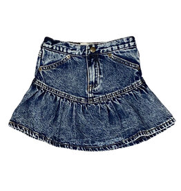 HUX Dreamy Denim Ruffle Skirt