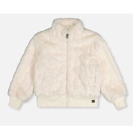 Deux Par Deux Ivory Fur Jacket