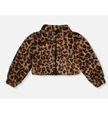 Deux par Deux Leopard Fur Jacket