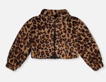 Deux par Deux Leopard Fur Jacket