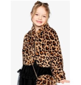 Deux par Deux Leopard Fur Jacket