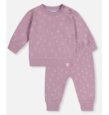 Deux par Deux Lilac Heart Flowers Set