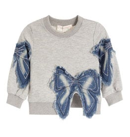 Baby Sara Denim Bow Patch Top