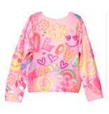 Baby Sara Fun Icon Rhinestone Infant Sweater