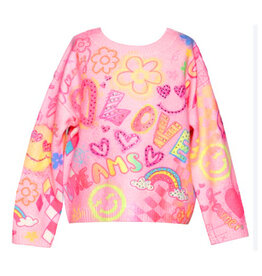 Baby Sara Fun Icon Rhinestone Infant Sweater