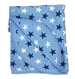 Baby Steps Blue Sweet Stars Blanket