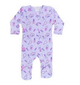 Baby Steps Lilac Glam Princess Footie