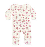 Baby Steps Cream Ballerina Footie