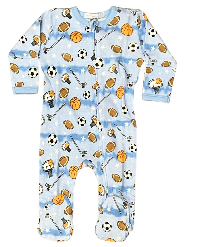 Baby Steps Lt Blue Play Sports Footie