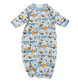 Baby Steps Lt Blue Play Sports Conv Gown