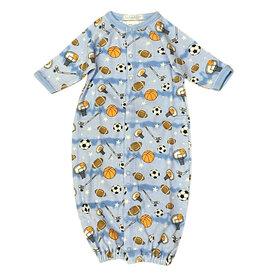 Baby Steps Lt Blue Play Sports Conv Gown