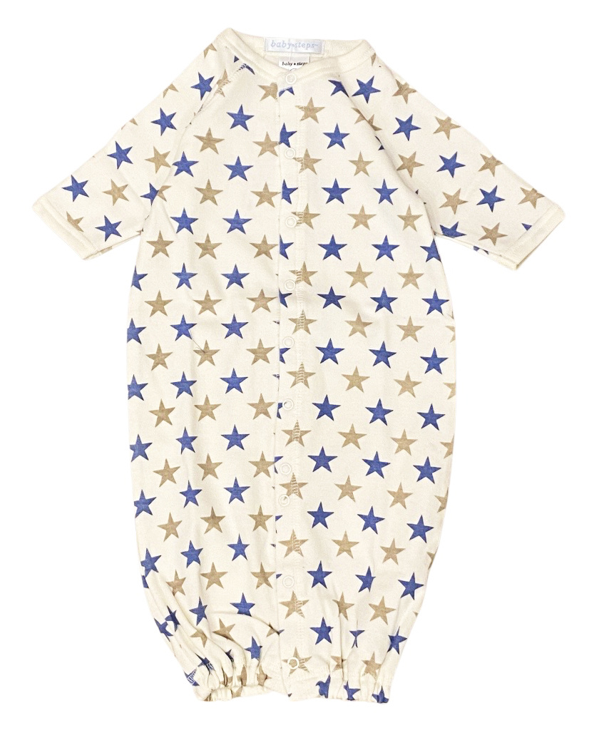 Baby Steps Cream Sweet Stars Conv Gown