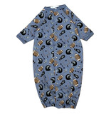 Baby Steps Denim Football Playbook Conv Gown