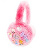 Bari Lynn Pink Charms Furry Earmuffs