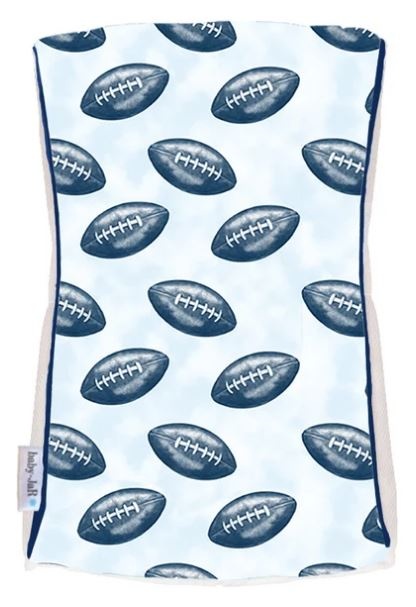 Baby Jar Football Cloud Burp Cloth