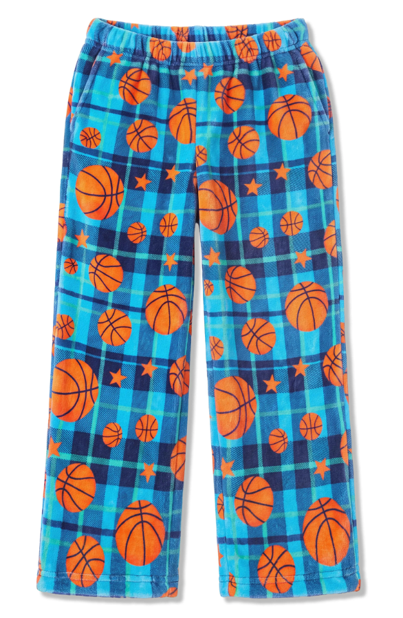 Preppy Goose Swish Plaid Plush Pants