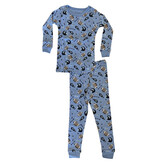 Baby Steps Denim Football Playbook Infant PJ Set