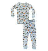 Baby Steps Lt Blue Play Sports PJ Set