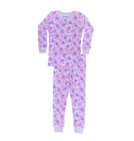 Baby Steps Pink Cupcake  PJ Set