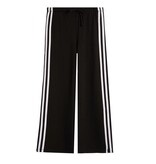 Suzette Black/White Stripe Wide Pant