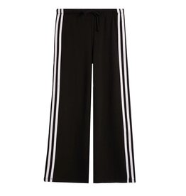 Suzette Black/White Stripe Wide Pant