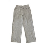 Suzette Gray Ribbed Wide Leg Pant