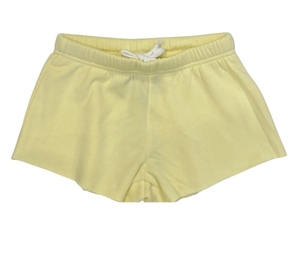 KatieJ NYC Dylan Canary Yellow Shorts