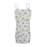 KatieJ NYC White Floral Mesh Abbi Dress