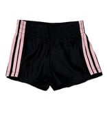 KatieJ NYC Jordyn Black/Pink Stripe Running Shorts