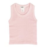 KatieJ NYC Pale Pink  Smocked Racer Tank Top