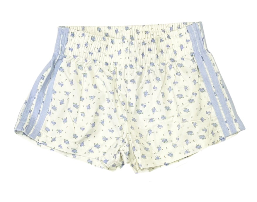 KatieJ NYC Jordyn Blue Floral Running Short