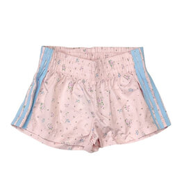 KatieJ NYC Jordyn Pink Floral Running Short
