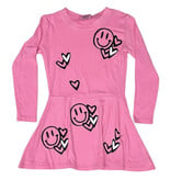Firehouse Neon Pink Graf Smile Heart Dress