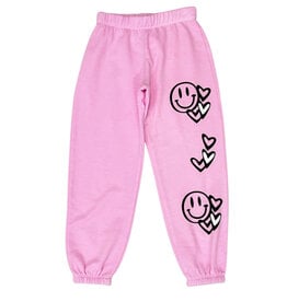 Firehouse Ice Pink Graf Smile Heart Sweatpant