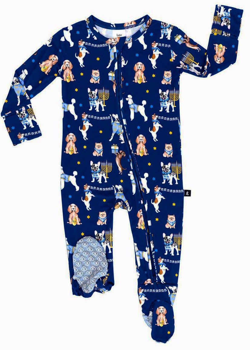 Hanukkah Puppies Footie