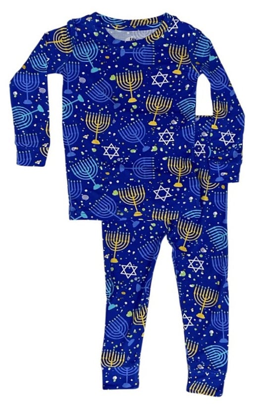 Jude Hanukkah Bamboo PJ Set