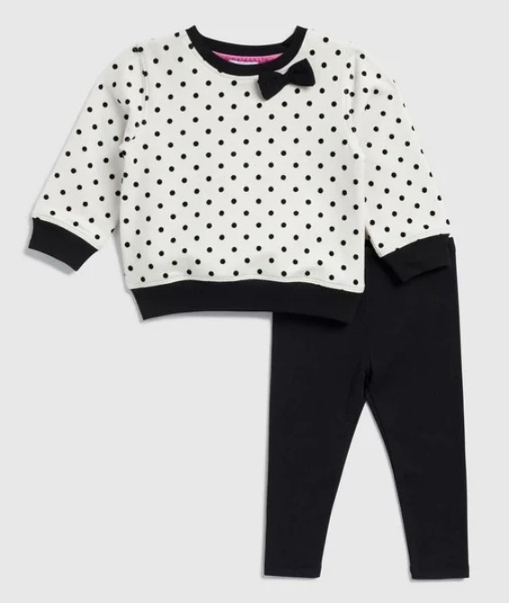 Splendid Black Polka Dot Set