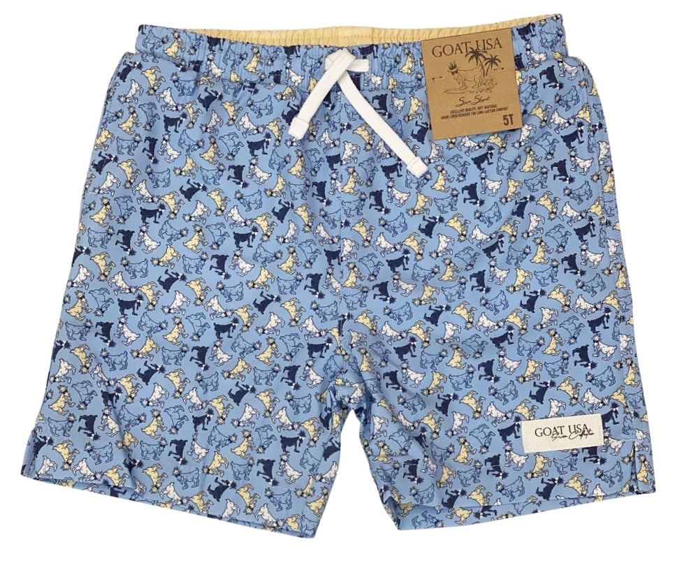Goat Carolina Blue All Over Print Swimsuit