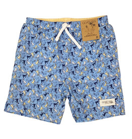 Goat Carolina Blue All Over Print Swimsuit Kid/Youth