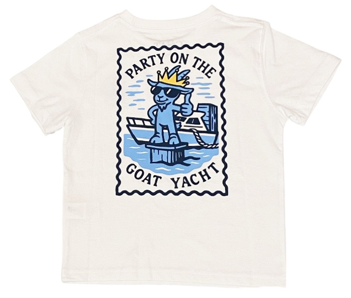 GOAT White Party On the Yacht  SS Tee Boys