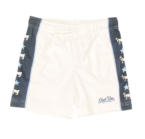 Goat White USA Mesh Boys Shorts