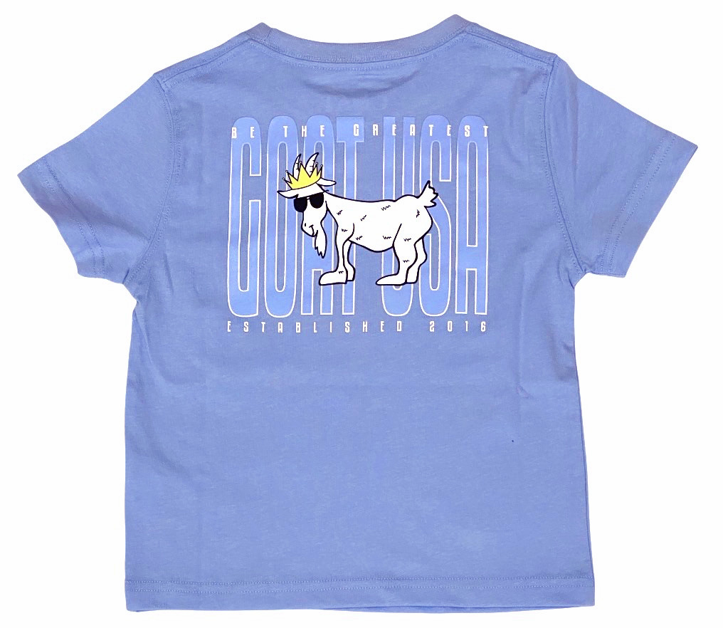 GOAT Carolina Blue Big Goat SS Tee Kid/Youth