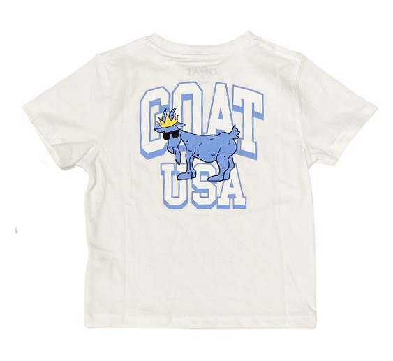 GOAT White Big Goat SS Tee Kid/Youth