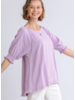 Frayed Hem Perfect Sleeve Top