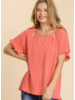 Sunray Cutout Top