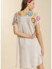 Crochet Sleeve Fishtail Dress