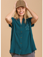 Star Chest Pocket Top