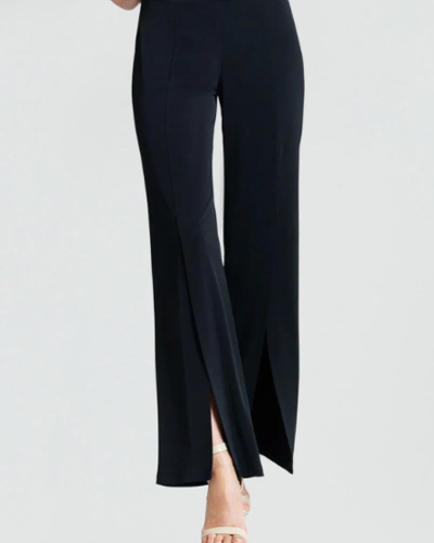 Soft Front Pant with Slit - Trader Rick's for the artful woman